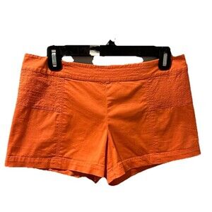 Trina Turk Orange Hot Mini Shorts Size 4 Summer Vacation Resort Beach